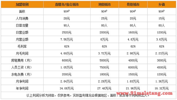 丁丁麻辣烫利润分析